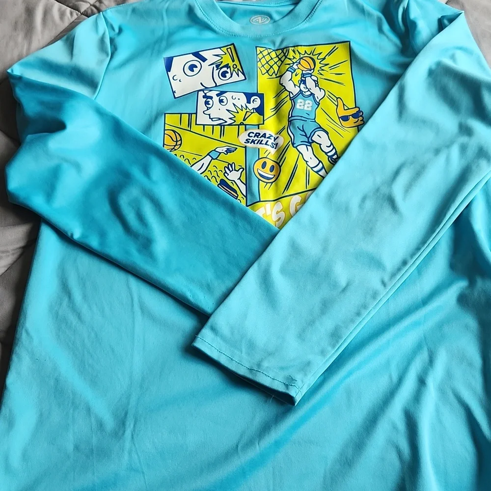 Athletic works graphic T shirt Long Sleeves
